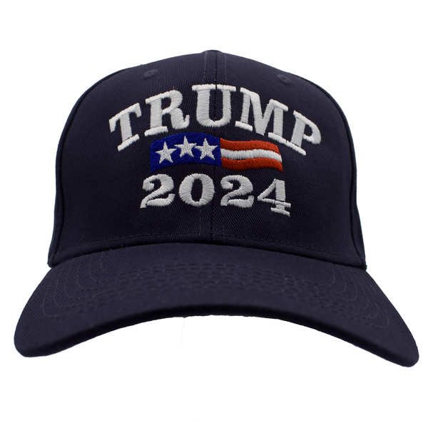 Trump 2024 Cotton Cap - Navy Blue (6 PCS)