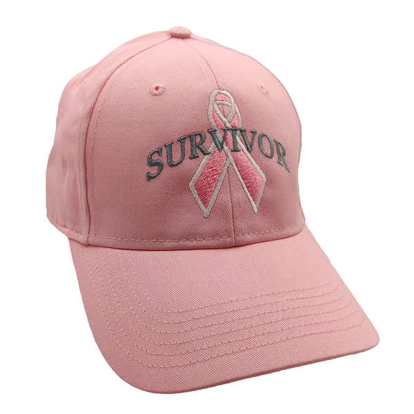Breast Cancer Survivor Cotton Cap - Pink