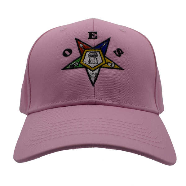 OES Order of the Eastern Star Cotton Cap - Pink