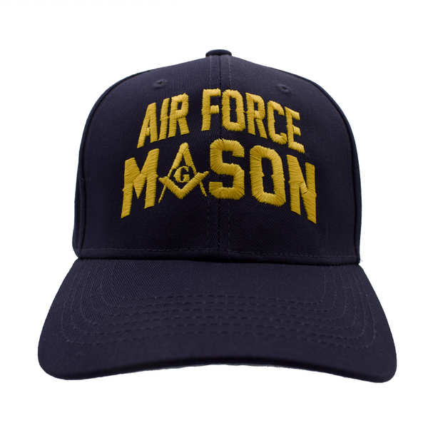 Air Force Mason Arch Cotton Cap - Navy Blue