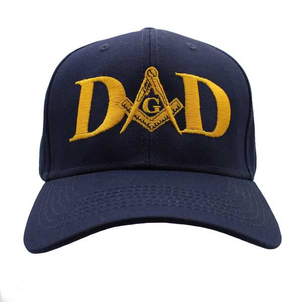Dad Mason Cotton Cap - Navy Blue