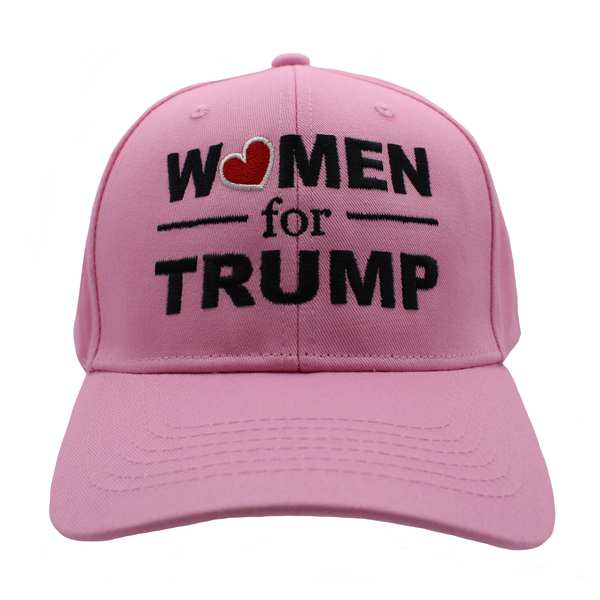 Women For Trump Cotton Cap - Pink (6 PCS)