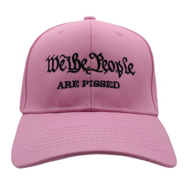 We The People Are Pissed Cotton Cap - Pink (6 PCS)