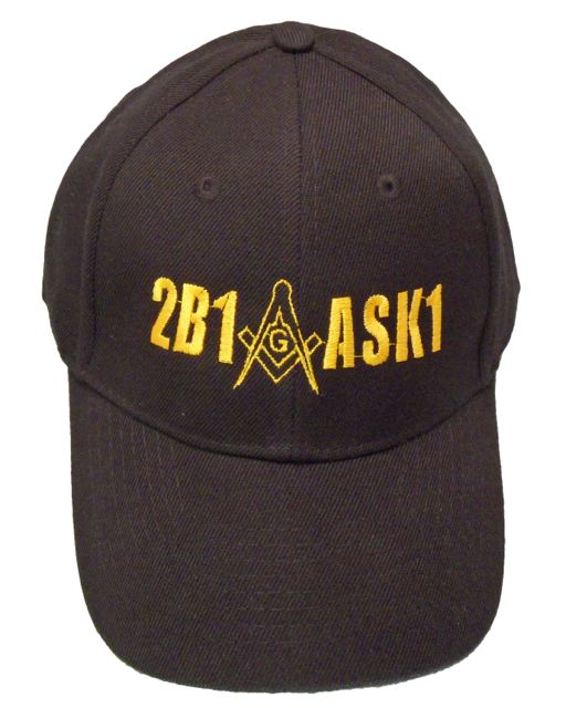 2B1 ASK1 Mason Cap - Black (6 PCS)