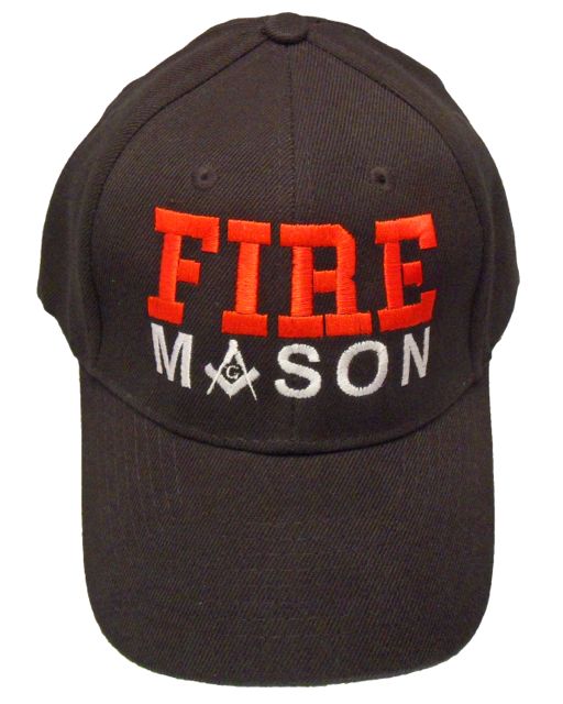 Fire Mason Cap - Black (6 PCS)