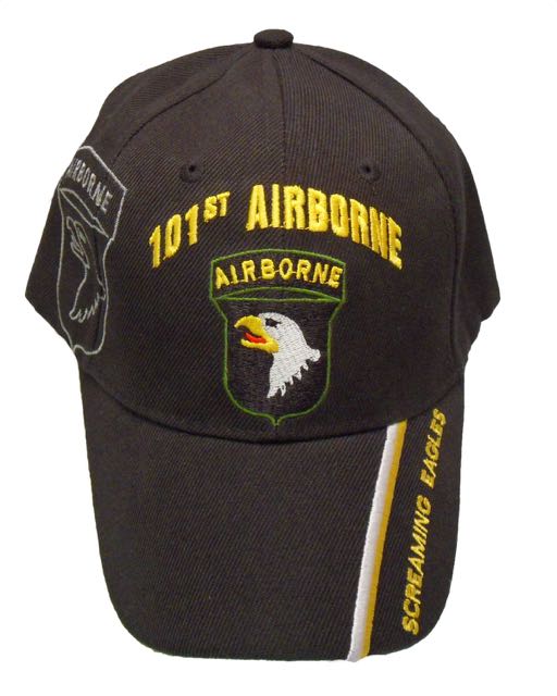 101st Airborne Division Cap - Black
