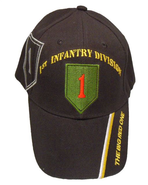 1st Infantry Division Cap - Black
