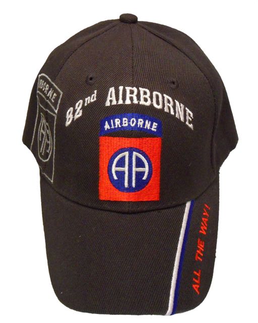 82nd Airborne Division Cap - Black