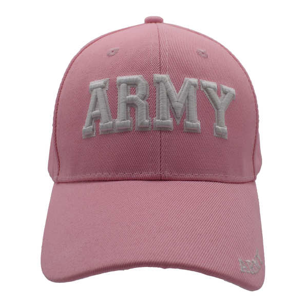 Army Block Letter Cap - Pink