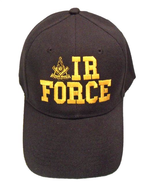 Air Force Past Master Cap - Black (6 PCS)