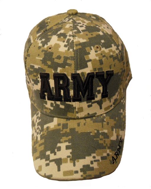 ARMY Block Letter CAP - Digital Camo