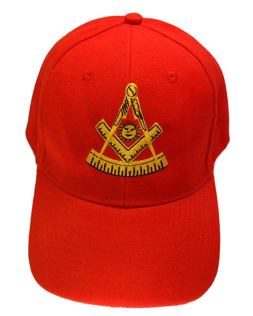 Past Master Cap - Red (6 PCS)