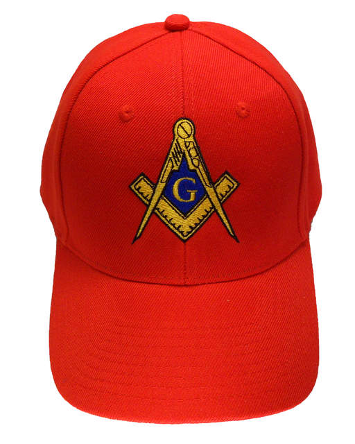 Master Mason Cap - Red (6 PCS)
