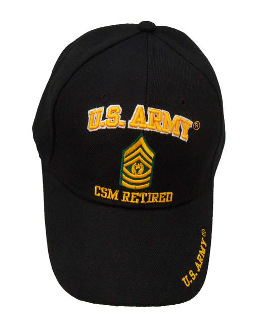 US ARMY CSM Retired CAP