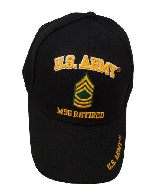 US Army MSG Retired Cap