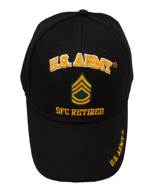 US Army SFC Retired Cap