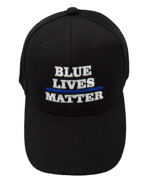 Blue Lives Matter Cap - Black