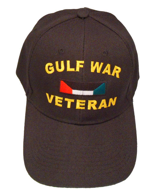 Gulf War Veteran Ribbon Cap - Black