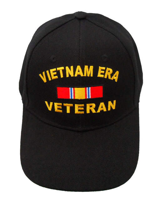 Vietnam Era Veteran Ribbon Cap - Black