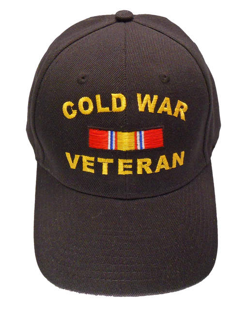 Cold War Veteran Ribbon Cap - Black