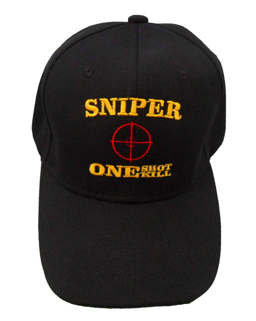 Sniper One Shot One Kill Cap - Black