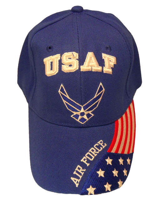 USAF Logo w/ FLAG Cap - Royal Blue