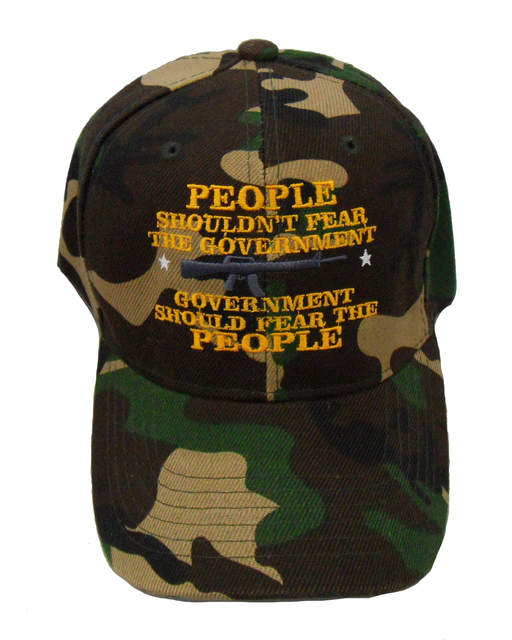 People Shouldn't Fear the Government Cap - Green Camo