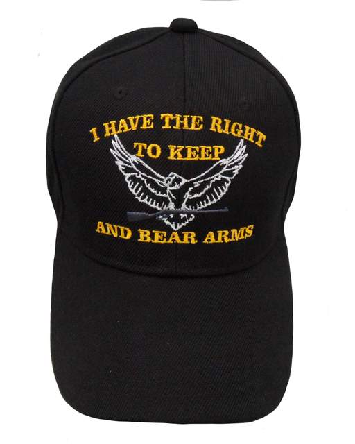 I Have The Right to Keep and Bear Arms Cap - Black