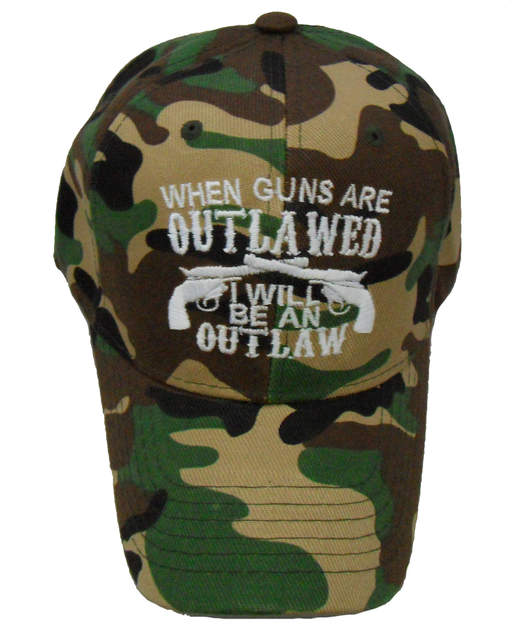 When GUNs Are Outlawed CAP - Green Camo