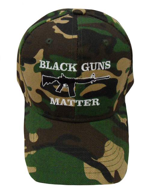 Black GUNs Matter CAP - Green Camo