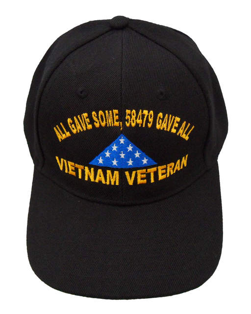 Vietnam Veteran 58479 Memoriam Cap - Black