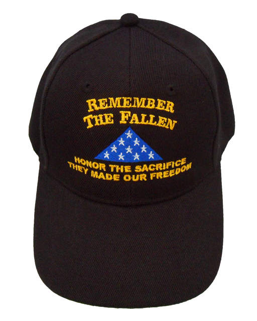 Remember The Fallen Memoriam Cap - Black