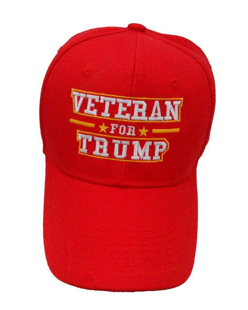 Veteran for Trump Cap - RED