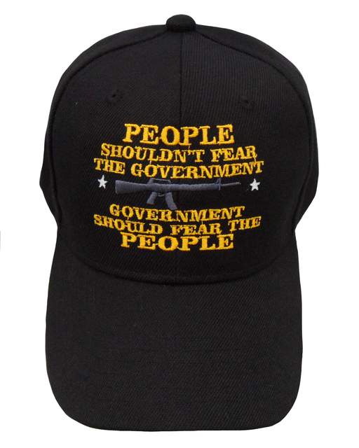 People Shouldn't Fear the Government Cap - Black