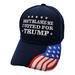 Don't Blame Me I Voted For Trump w/ FLAG Bill Cap - Navy Blue