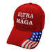 Ultra MAGA w/ FLAG Bill Cap - Red