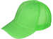 Polyester Snapback Trucker Hat - Neon Green