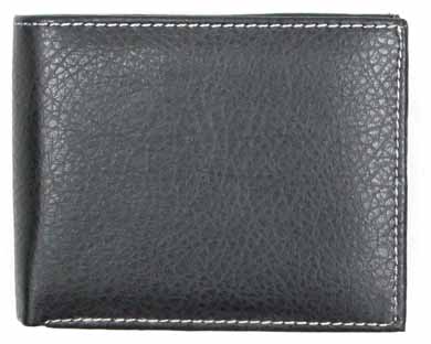 Hand Crafted Faux LEATHER Men's Wallet 8 Card Slot ID Window Bifd