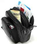 Soft LEATHER Mini Bag Small Camera, Card, Money, Cosmetic w/ Strp