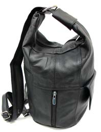 Large Special Design Genuine Leather 2 in 1 BACKPACK Sling Bag
