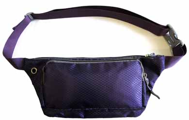 High Quality Rip-Stop Nylon Slim Waist Pack Travel or Sports Bag