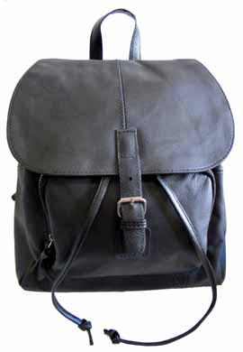 Large High Quality Cowhide Backpack Drawstring & Magnetic Closure