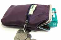 New Cowhide Leather CIGARETTE Case Clasp Closure Zipper Pocket