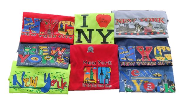 New York Souvenir T-SHIRT- Hanes - Fruit / Loom - Gildan -Jerzees