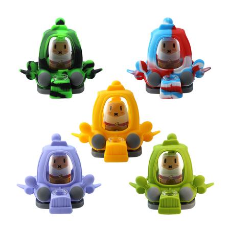 SPACESHIP SHAPE SILICONE WATER PIPE