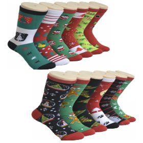 12 pairs Christmas Socks,HOLIDAY Socks,HOLIDAY Gifts
