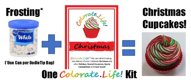 CHRISTMAS - Cupcake Decorating DIY Kit