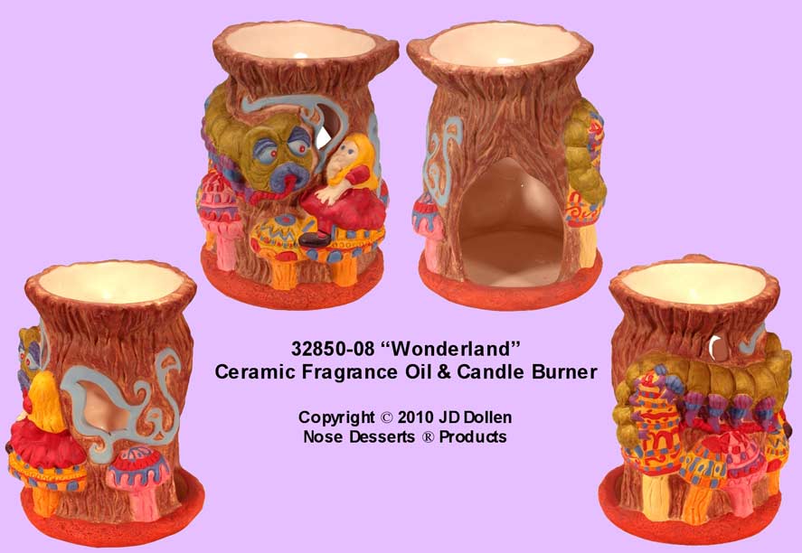 Alice n' Wonderland: Ceramic Fragrance OIL Lamp BURNER