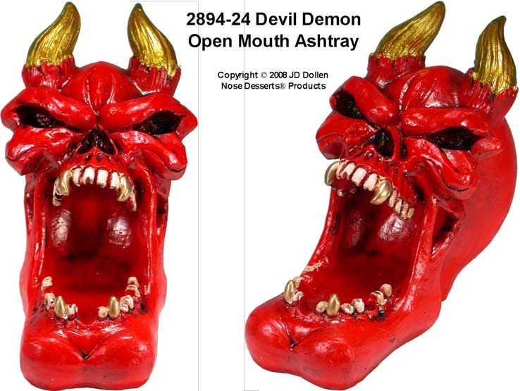 Devil Demon: Open Mouth Ashtray / Candy-Coin Dish