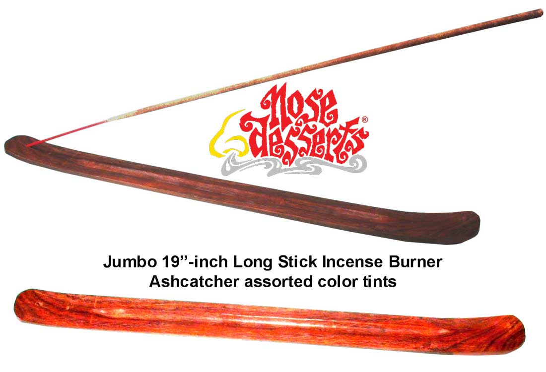 Nose Desserts 19'' inch JUMBO INCENSE Stick Ashcatcher Burner